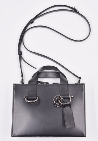 YOHJI YAMAMOTO DISCORD DZ-I04-703 MINI ZIPPED TOTE BAG BLACK | DOSHABURI Online Shop