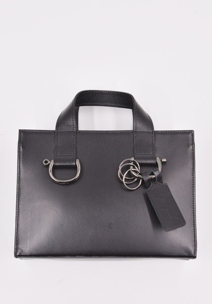 YOHJI YAMAMOTO DISCORD DZ-I04-703 MINI ZIPPED TOTE BAG BLACK | DOSHABURI Online Shop