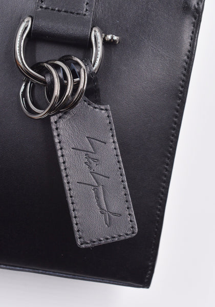 YOHJI YAMAMOTO DISCORD DZ-I04-703 MINI ZIPPED TOTE BAG BLACK | DOSHABURI Online Shop