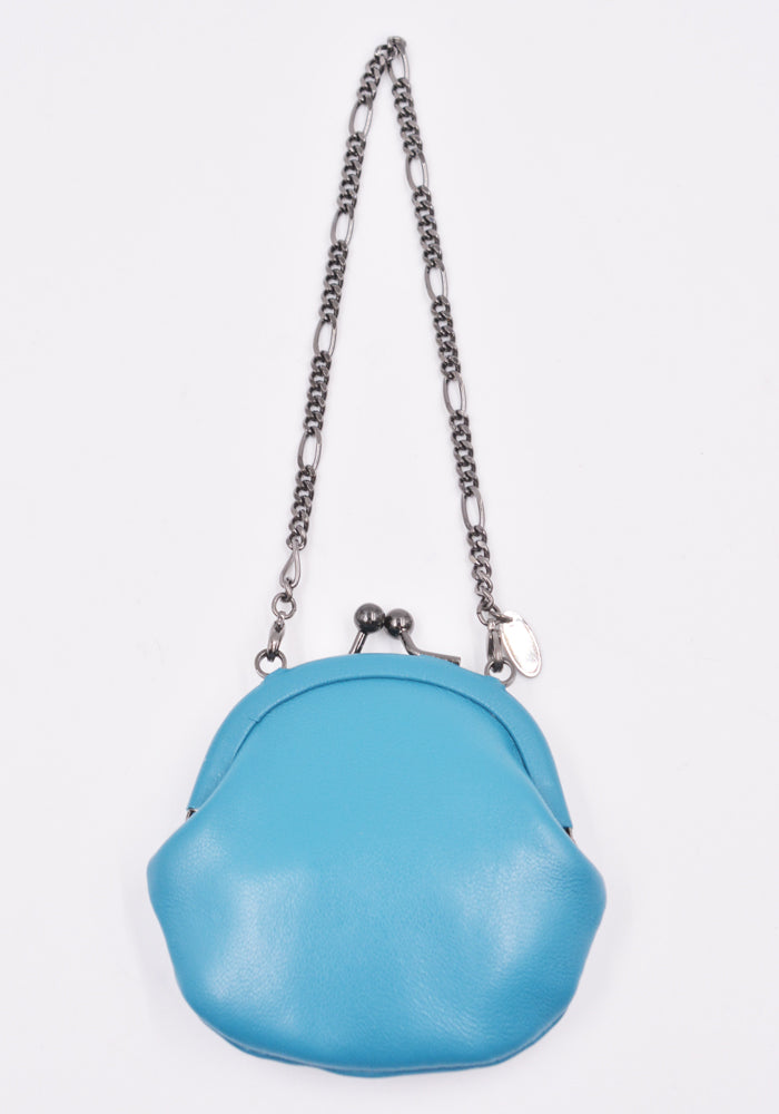 YOHJI YAMAMOTO DISCORD COIN NECKLACE SHEEP SKIN BLUE | 50