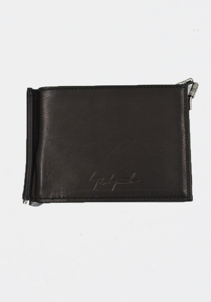 YOHJI YAMAMOTO DISCORD DY-A05-796 MONEY CLIP WALLET BLACK SS24 | DOSHABURI Online Shop