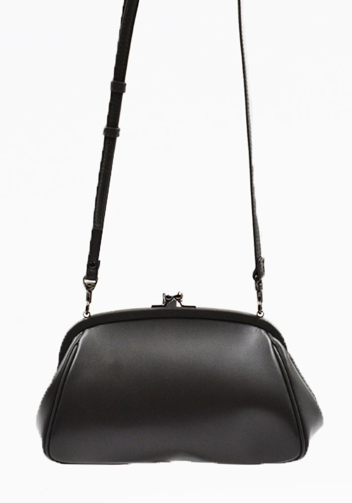 YOHJI YAMAMOTO DISCORD CLASP POUCH WIDE GREY | DOSHABURI