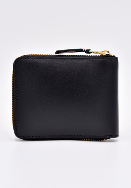 COMME DES GARCONS SA7100 CLASSIC ZIP WALLET BLACK | DOSHABURI Online Shop