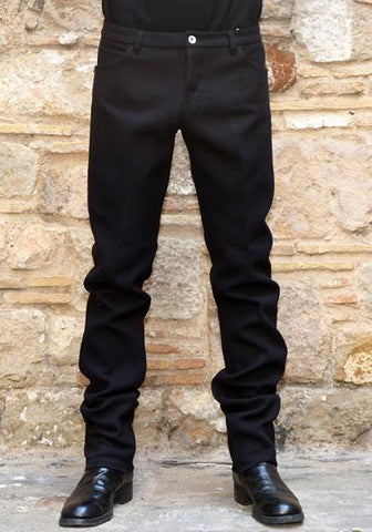 INDIVIDUAL SENTIMENTS MENS TROUSERS BLACK | 50%OFF SALE | Doshaburi Shop