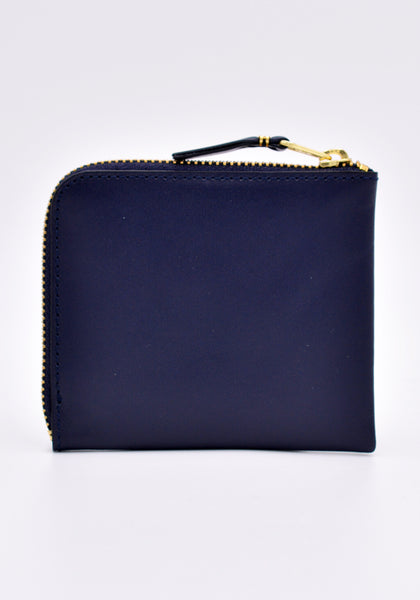 COMME DES GARCONS SA3100 CLASSIC ZIP WALLET NAVY | DOSHABURI Online Shop