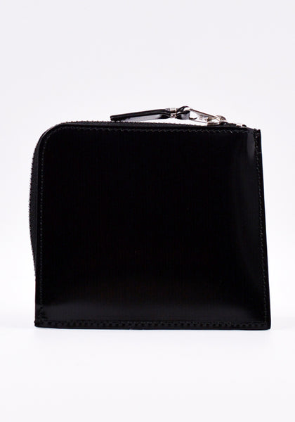 COMME DES GARCONS SA3100MI MIRROR INSIDE ZIP WALLET BLACK | DOSHABURI Online Shop