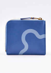 COMME DES GARCONS SA3100RE RUBY EYES ZIP WALLET ICE-BLUE | DOSHABURI Online Shop