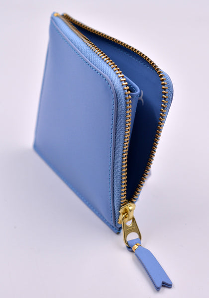 COMME DES GARCONS SA3100RE RUBY EYES ZIP WALLET ICE-BLUE | DOSHABURI Online Shop