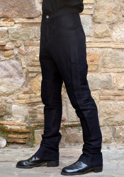 INDIVIDUAL SENTIMENTS UNISEX LOW CROTCH PANTS NAVY-BLACK 50% Off
