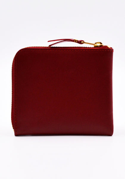 COMME DES GARCONS SA3100 COLOUR PLAIN ZIP WALLET RED | DOSHABURI Online Shop