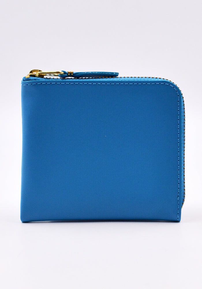 COMME DES GARCONS SA3100 COLOUR PLAIN ZIP WALLET BLUE | DOSHABURI Online Shop