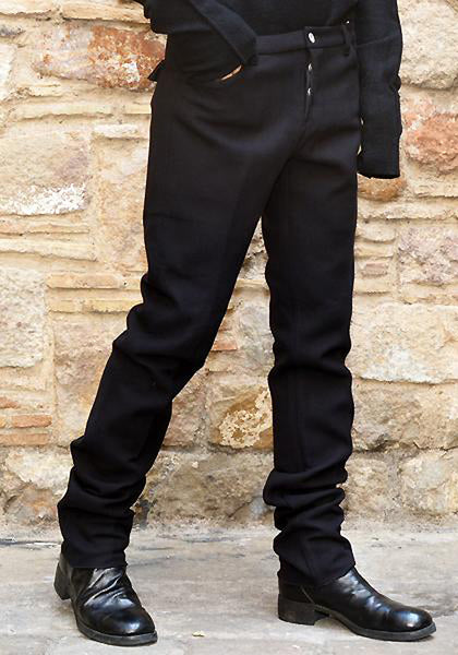 INDIVIDUAL SENTIMENTS MENS TROUSERS BLACK | 50%OFF SALE | Doshaburi Shop