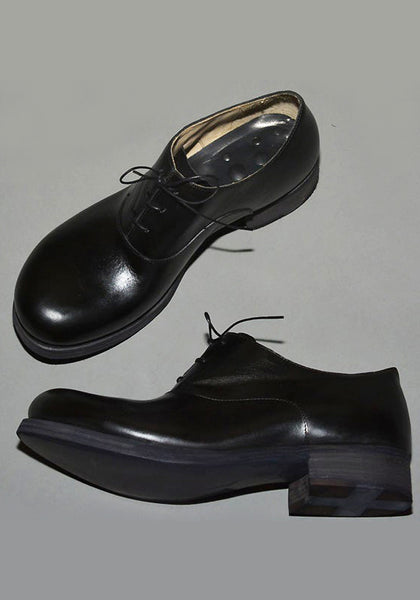 m.a+ by Maurizio Amadei MENS DERBY LEATHER SHOES BLACK -DOSHABURI Shop