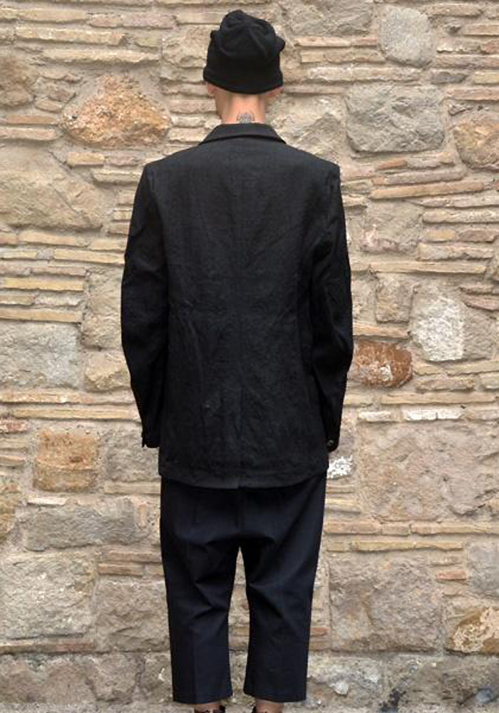 ABRA Black Peaked Lapel Blazer