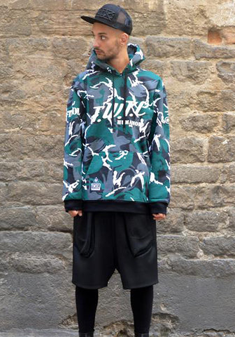 KTZ CAMOUFLAGE HUMANOID HOODED SWEATSHIRT | 50% Off-Sale | Doshaburi Shop