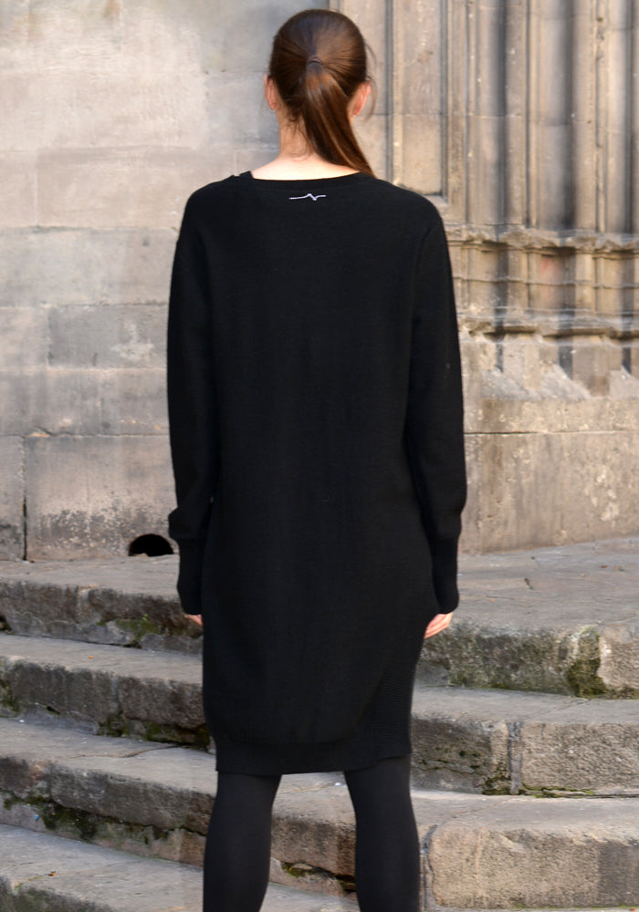 FIRST AID TO THE INJURED ASYMMETRIC LONG KNIT SWEATER-50%OFF Sale 