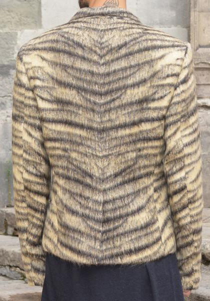 HAIDER ACKERMANN MENS BLAZER BEASTIE ZEBRA 50% Off-Sale Doshaburi Shop