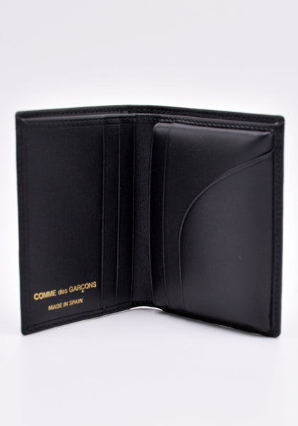 COMME DE GARCONS SA0641 CARD CASE CLASSIC BLACK | DOSHABURI Online Shop