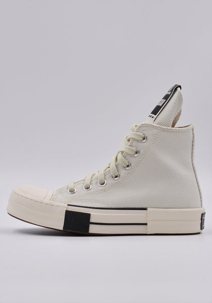 RICK OWENS DRKSHDW CONVERSE DRKSTAR HI-CUT SNEAKERS WHIT | 50%OFF SALE | DOSHABURI Shop