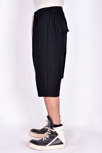 RICK OWENS RU20F3384 WCF 09 RICK'S PODS SHORTS BLACK FW20 | DOSHABURI Online Shop