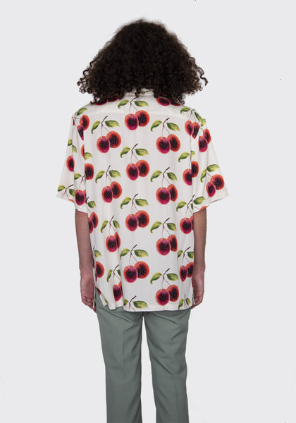 ENDLESS JOY RAMBUTAN SHORT SLEEVE SHIRT CREAM FW22 | DOSHABURI Online Shop