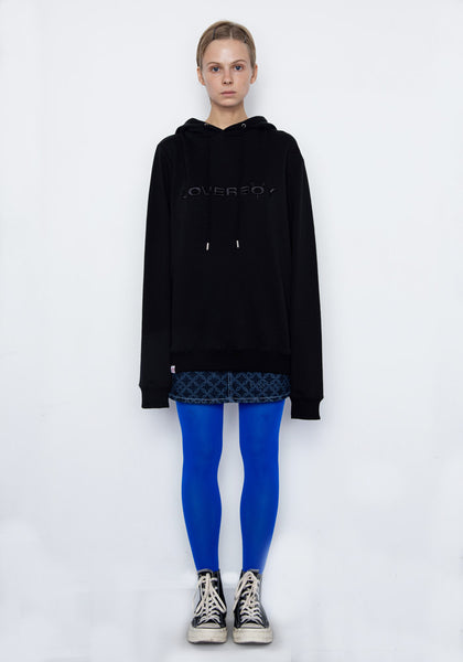 CHARLES JEFFREY LOVERBOY CJLAW22LH LOGO SWEAT SHODIE BLACK FW22 | DOSHABURI Online Shop