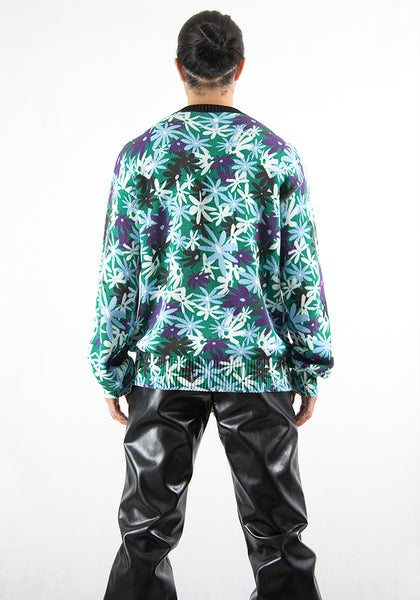 MARNI GCMG0167P0 ROUNDNECK SWEATER FLORAL | DOSHABURI Online