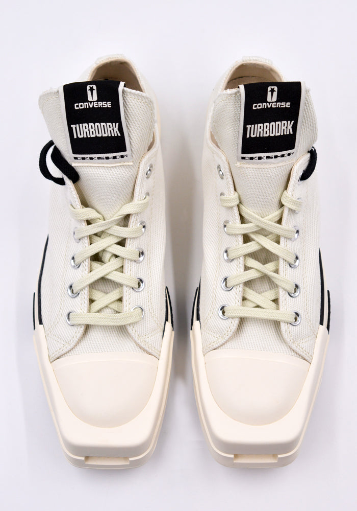 RICK OWENS DRKSHDW CONVERSE TURBODRK OX SNEAKERS WHITE | 50 RICK OWENS DRKSHDW CONVERSE TURBODRK OX SNEAKERS WHITE | 50