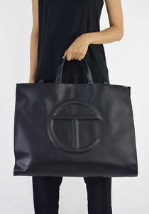 Telfar Large Shopping Bag in Gray