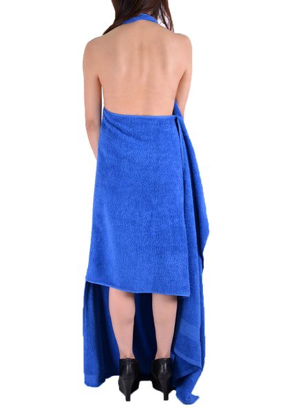 AFTER HOMEWORK PLAYA DRESS IN TOWEL BLUE - DOSHABURI Shop