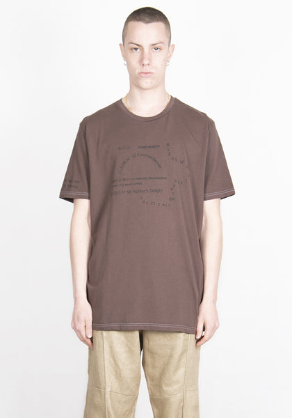 BLESS N°69 MULTIKULTICOLLECTION II T-SHIRT DIRK BROWN | DOSHABURI Shop