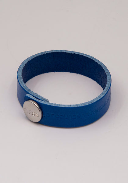 BLESS N°73 LEATHER STRIPE ELECTRIC BLUE DOSHABURI LIMITED EDITION