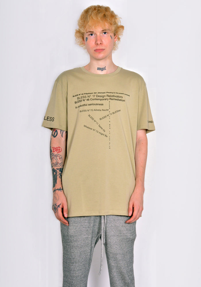 BLESS N°73 MULTICOLLECTION III T-SHIRT SAGE FW22 | 30%OFF
