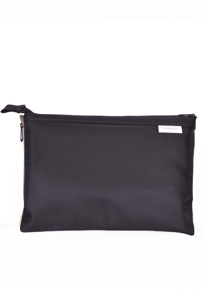 COTE&CIEL CLUTCH & TOTE BAG ZAAN SLEEK BLACK | DOSHABURI