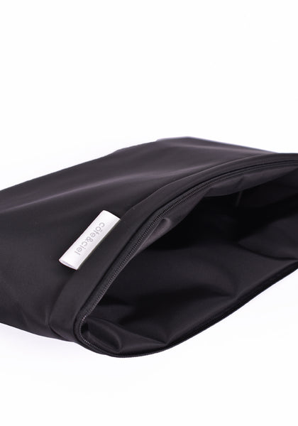 COTE&CIEL 28855 CLUTCH & TOTE BAG ZAAN SLEEK BLACK - DOSHABURI Shop