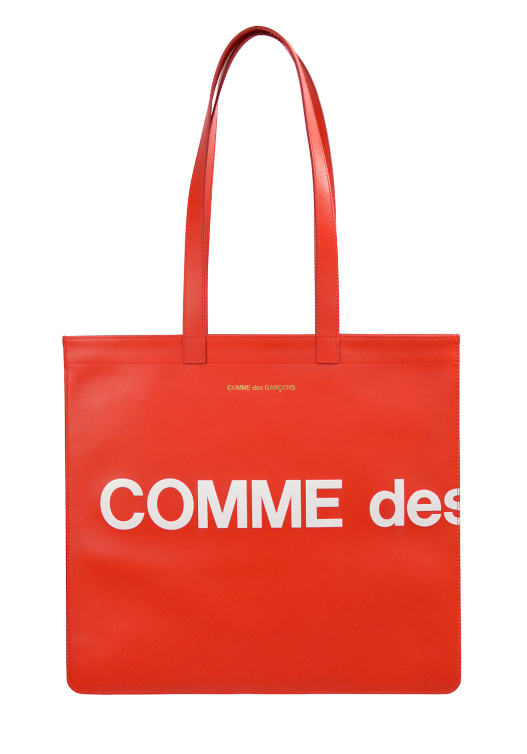 COMME DE GARCONS SA9001HL UNISEX LOGO TOTE BAG RED - DOSHABURI Shop