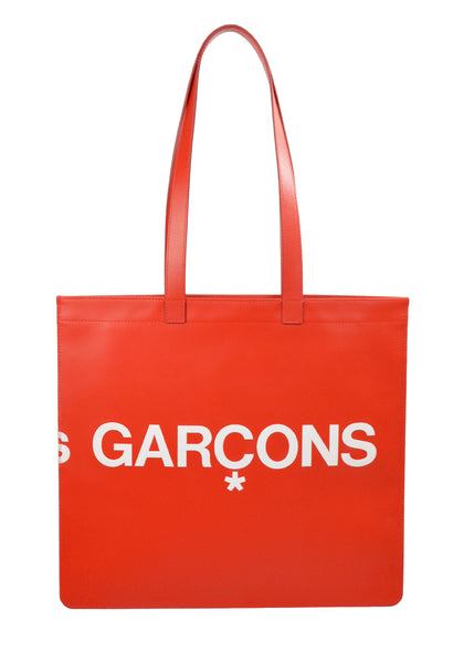 COMME DE GARCONS SA9001HL UNISEX LOGO TOTE BAG RED - DOSHABURI Shop