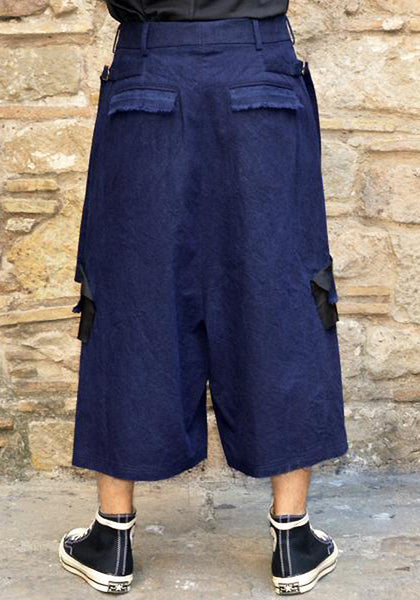  DAMIR DOMA MENS PELL WIDE LEG TROUSERS INDIGO | 50%OFF SALE | DOSHABURI Online Shop