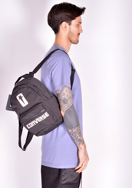 RICK OWENS DRKSHDW x CONVERSE DC01BX842 GO LO BACKPACK BLACK