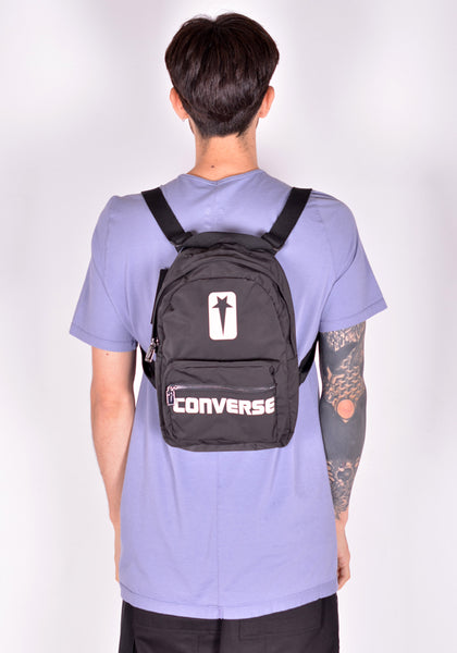 RICK OWENS DRKSHDW x CONVERSE DC01BX842 GO LO BACKPACK BLACK