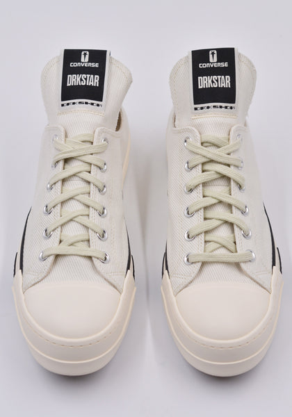 RICK OWENS DRKSHDW x CONVERSE DRKSTAR OX WHITE SS22 | DOSHABURI Online Shop