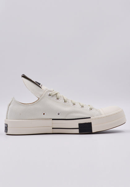 RICK OWENS DRKSHDW x CONVERSE DRKSTAR OX WHITE SS22 | DOSHABURI Online Shop