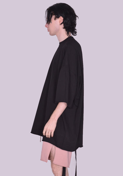 RICK OWENS DRKSHDW DU01C6259 RIG TOMMY T-SHIRT BLACK SS23 | DOSHABURI Online Shop