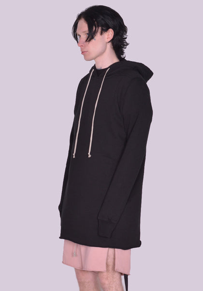 RICK OWENS DRKSHDW DU01C6285 F HOODED SWEATSHIRT BLACK SS23 | DOSHABURI Online Shop