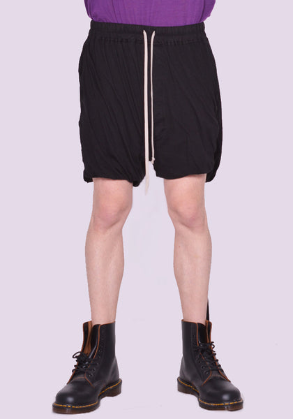 RICK OWENS DRKSHDW PHLEG DOUBLED BOXERS BLACK SS23 | DOSHABURI Shop