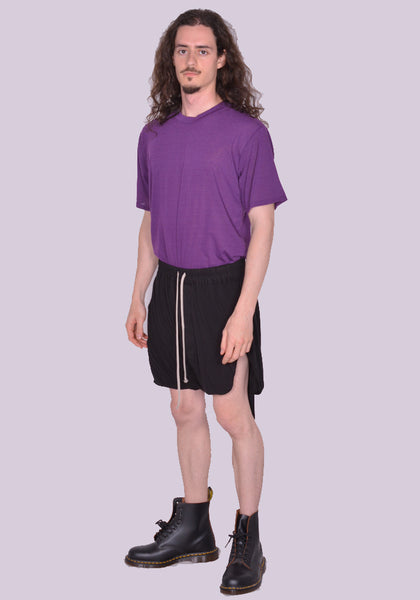 RICK OWENS DRKSHDW PHLEG DOUBLED BOXERS BLACK SS23 | DOSHABURI Shop