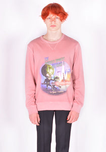 EGONLAB. THE BRUSSELS SPROUT'S ATTACK SWEATSHIRT OLD PINK FW21| DOSHABURI