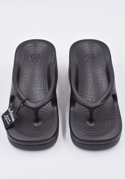 forBitches 22SFBSC001 FLIP FLOPS PEWEE SANDALS BLACK | DOSHABURI Online Shop