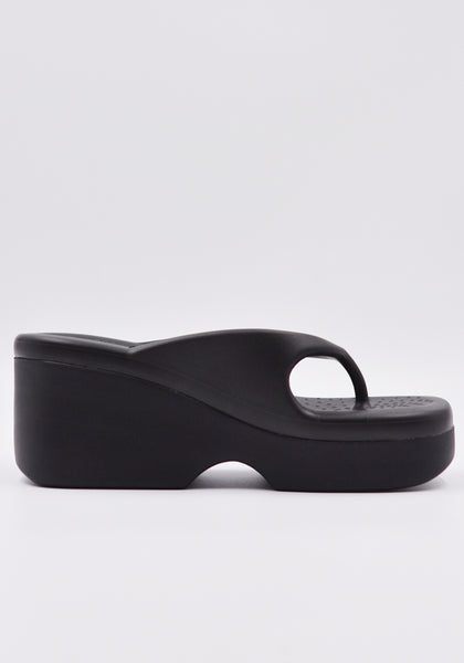 forBitches 22SFBSC001 FLIP FLOPS PEWEE SANDALS BLACK | DOSHABURI Online Shop