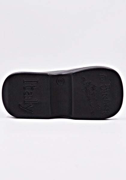 forBitches 22SFBSC001 FLIP FLOPS PEWEE SANDALS BLACK | DOSHABURI Online Shop